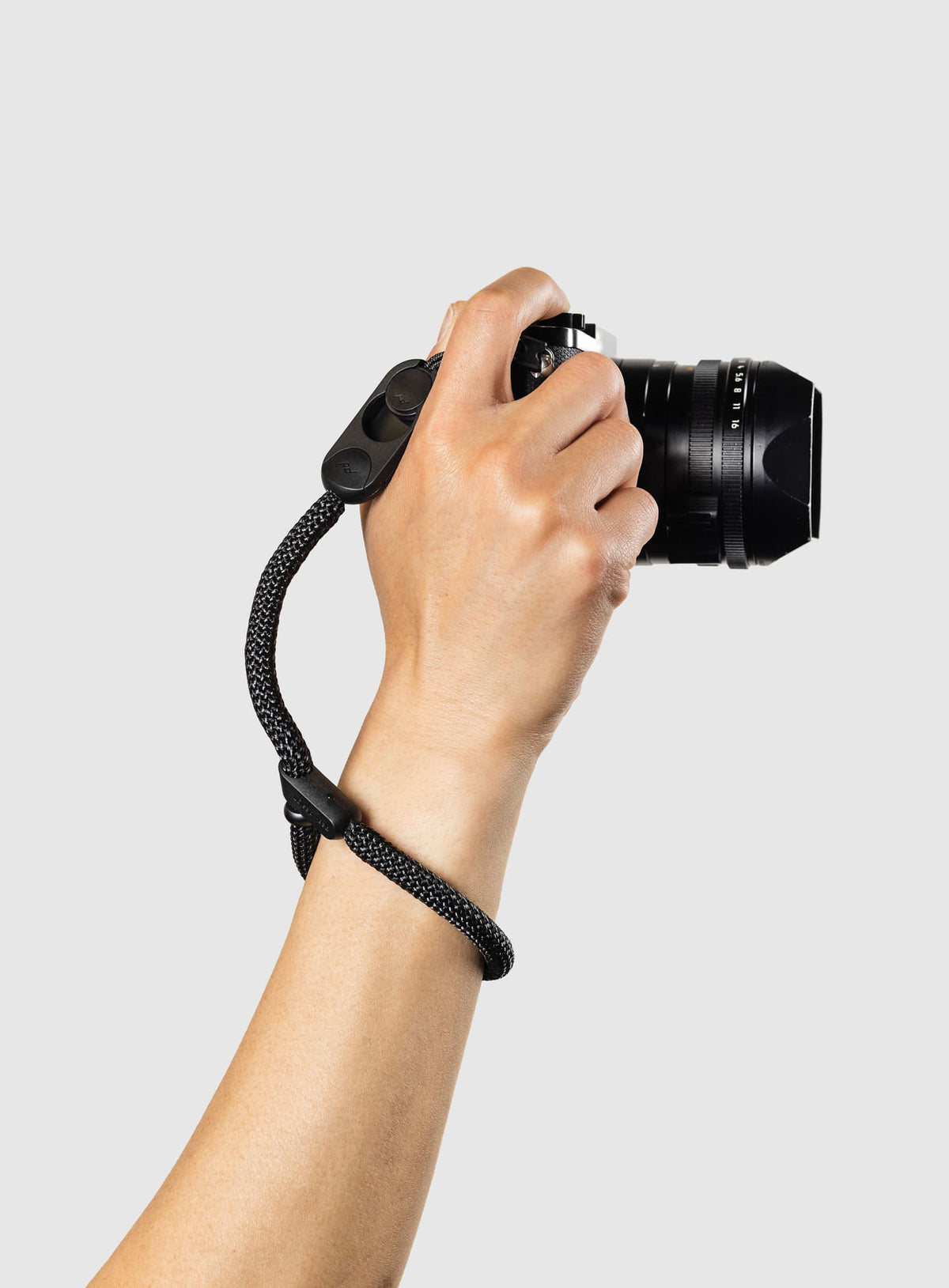 Cuff Rope Otomatik Kilitlenen Dokuma Bilek Askısı - Black