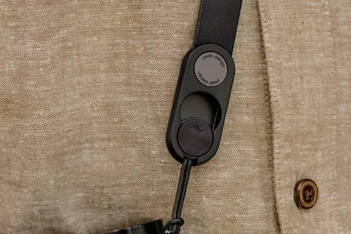 Form Leather Deri Uzun Kamera Askısı - Black