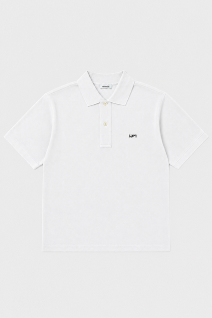 Polo Yaka T-Shirt Beyaz