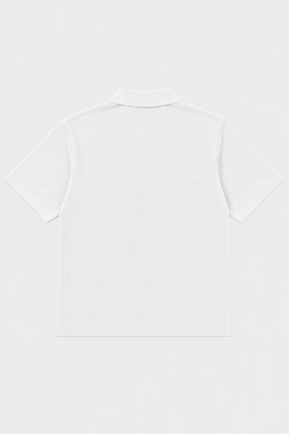 Polo Yaka T-Shirt Beyaz