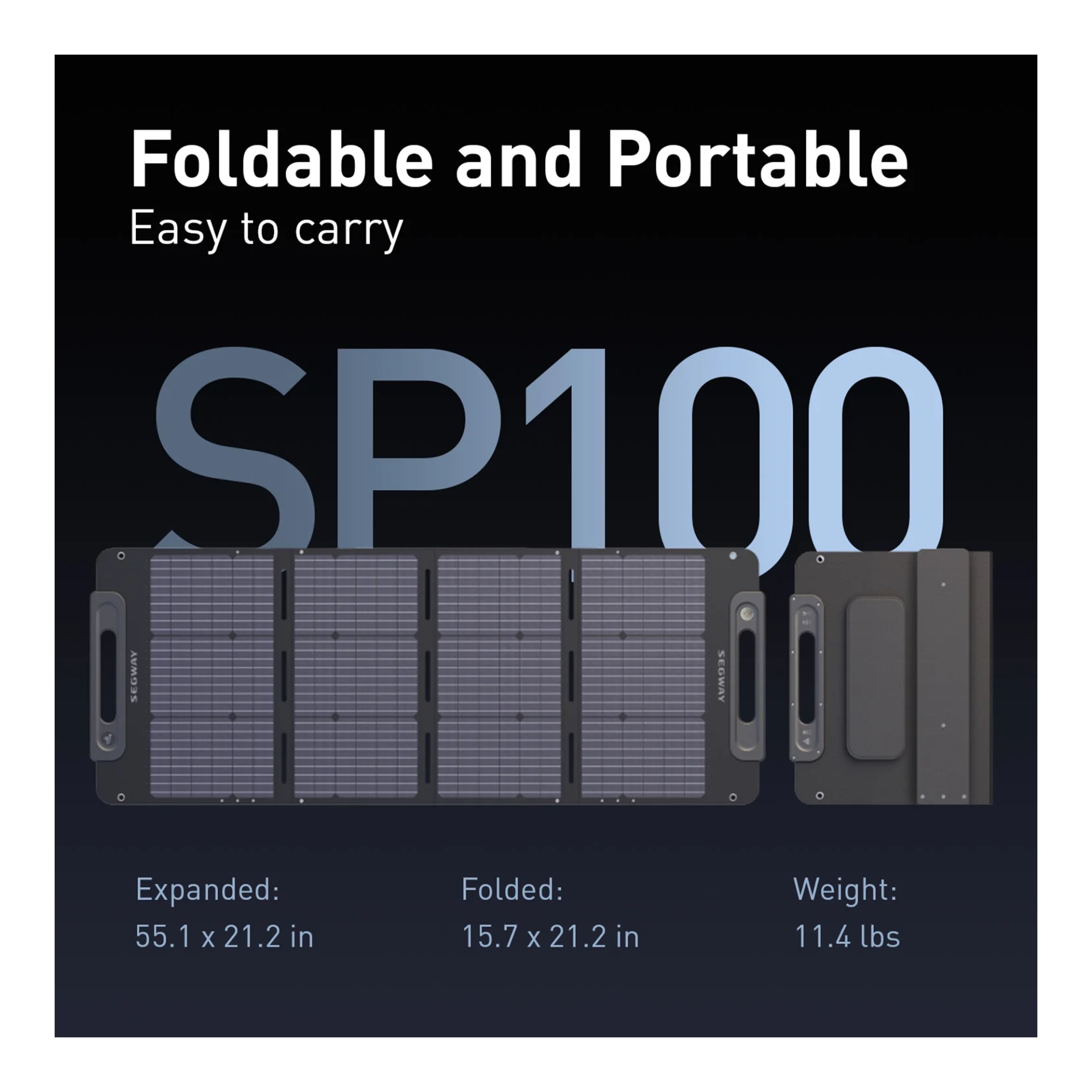 SEGWAY Ninebot Cube Sp100 Güneş Paneli