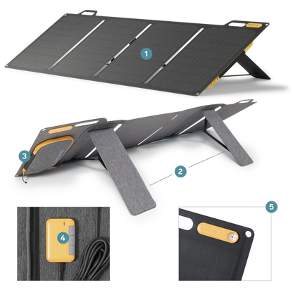 Solar Panel 100 W Katlanabilir Güneş Paneli