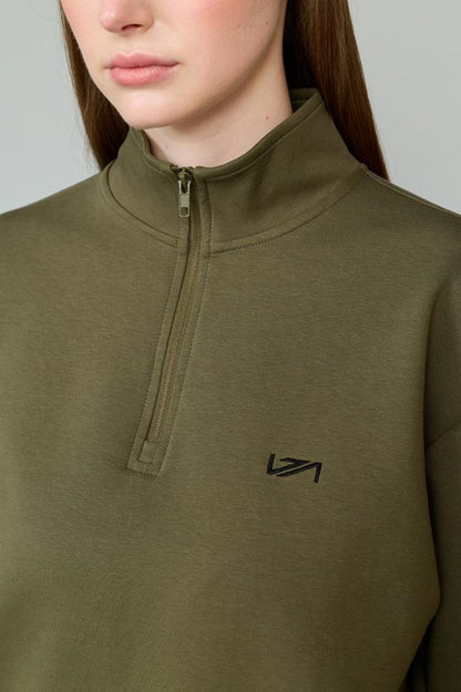 Swe Kadın Sweatshirt Haki