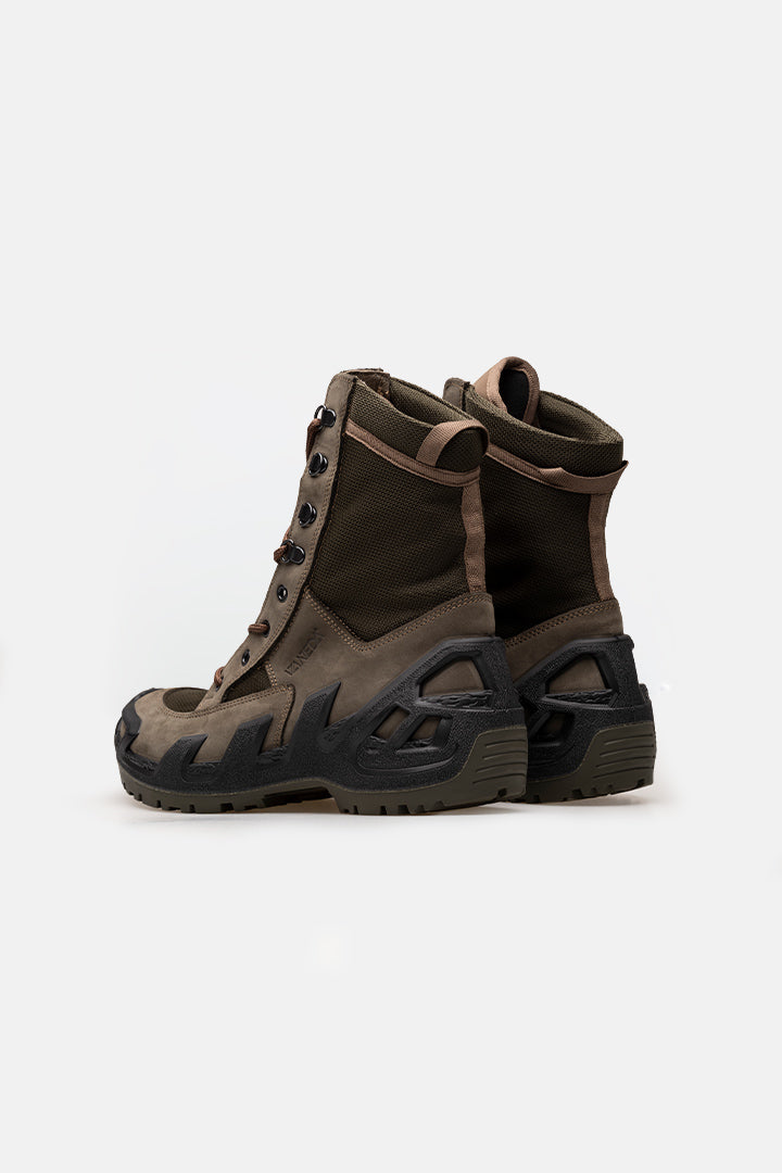 1348 V-Clutch On Duty Nubuk Erkek Bot Olive
