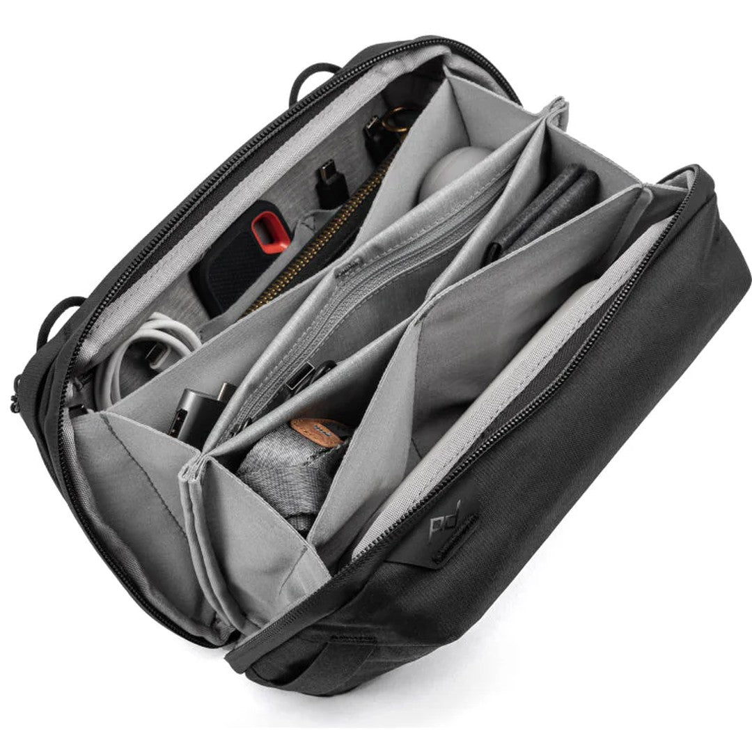 Tech Pouch Regular Teknoloji Aksesuar Çantası - Black