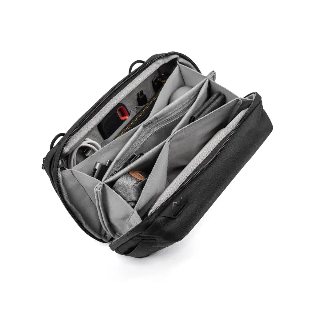 Tech Pouch Regular Teknoloji Aksesuar Çantası - Black