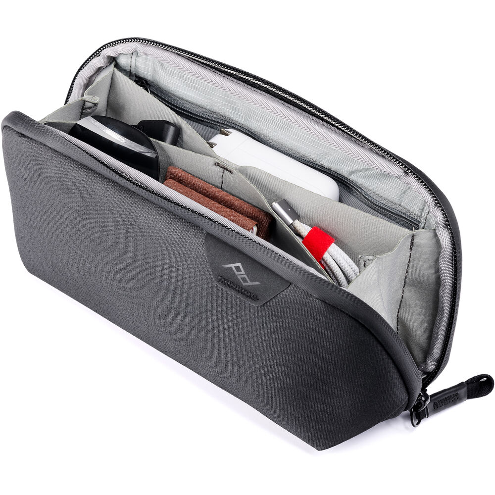 Tech Pouch Small Teknoloji Aksesuar Çantası - Black