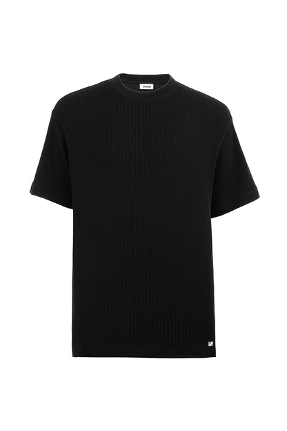 Waffle Tee T-Shirt Siyah