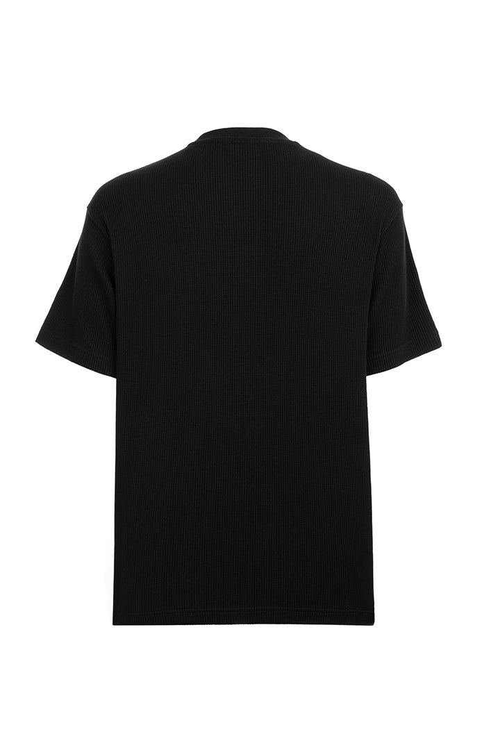 Waffle Tee T-Shirt Siyah