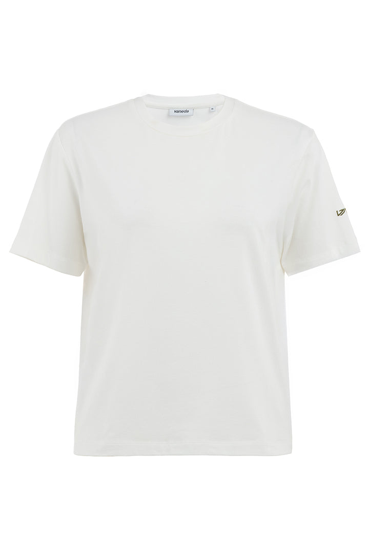 Modal Kadın T-Shirt Beyaz