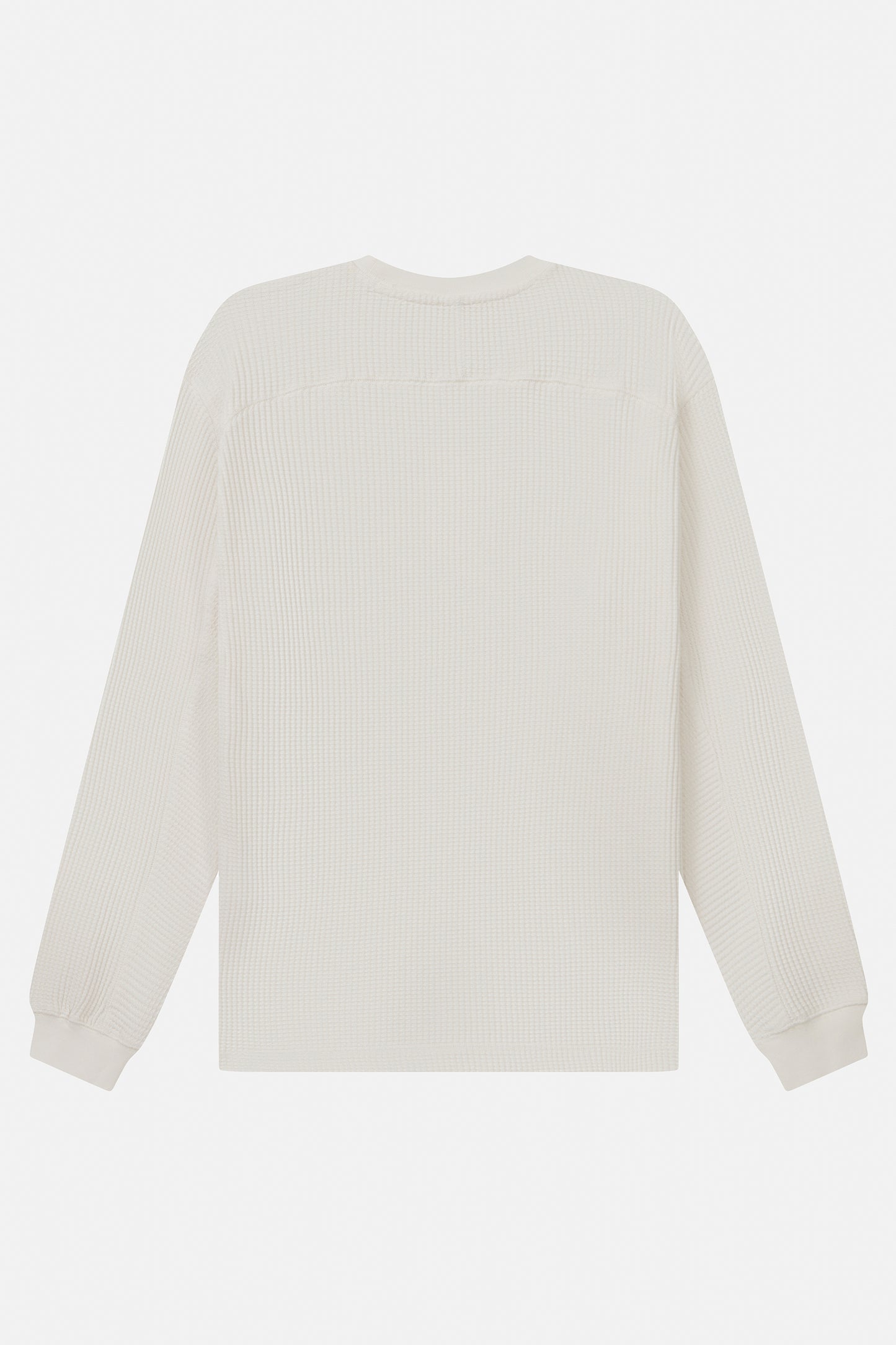 Urbanwild Uzun Kollu Waffle Tshirt Beyaz
