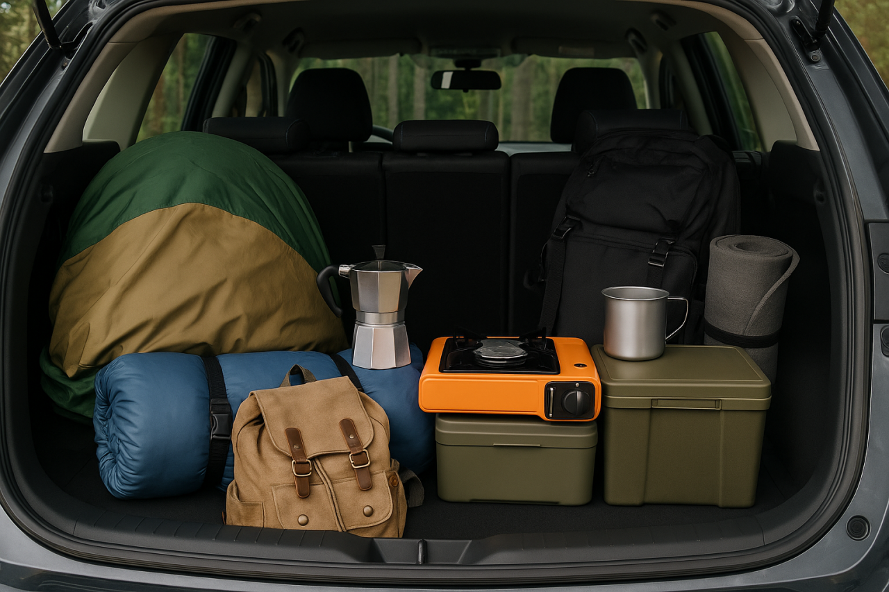 Araba Bagajında Mutlaka Olması Gereken Kamp Malzemeleri
