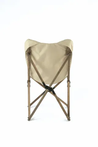 BAG THE JOY AHŞAP KATLANIR MASA SANDALYE SETİ – ANTRASİT – BEJ – 50*50*50cm