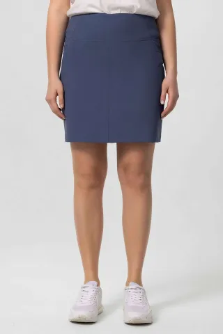 Sarah Kadın Outdoor Şort Etek Smoke Blue - 46