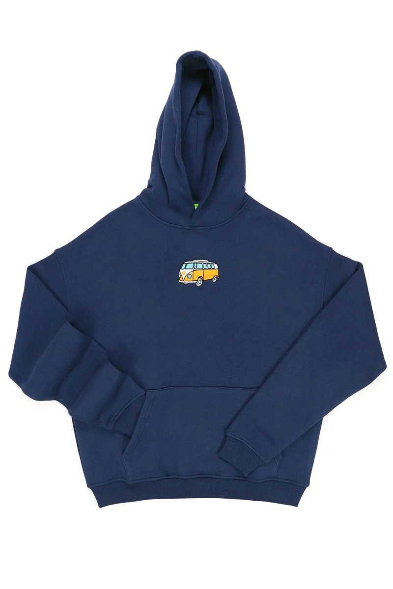 Sarı Vos Vos Nakışlı Sweatshirt