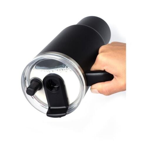 Lurch - “Big Cup” 1.2 L Mat Siyah, Paslanmaz Çelik Termos - Uzatılabilir Pipetli, Çift Cidarlı, Sızdırmaz - 240978