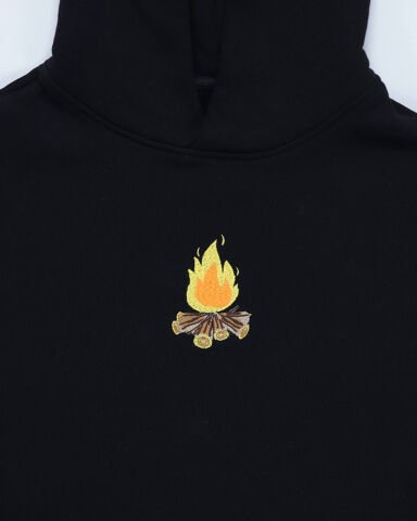 Kamp Ateşi Nakışlı Sweatshirt