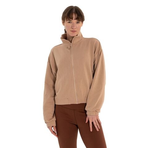 Inguz Dik Yaka Fermuarlı Sweatshirt