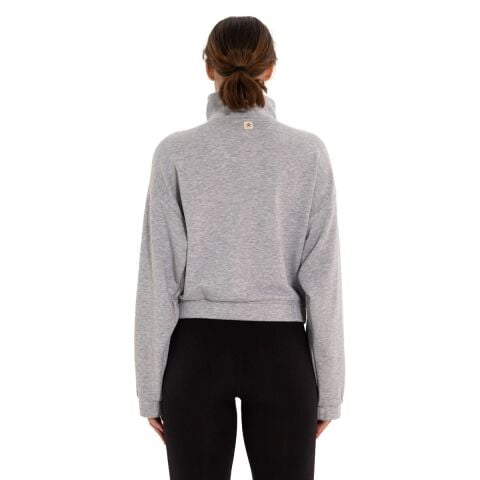 Inguz Dik Yaka Fermuarlı Sweatshirt