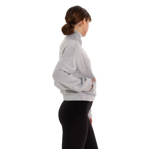 Inguz Dik Yaka Fermuarlı Sweatshirt