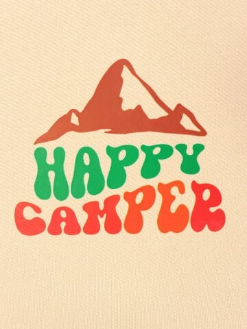 Kahverengi Happy Camper Sweatshirt