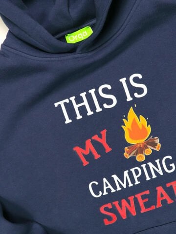 Lacivert This Is My Camping Sweatshirt