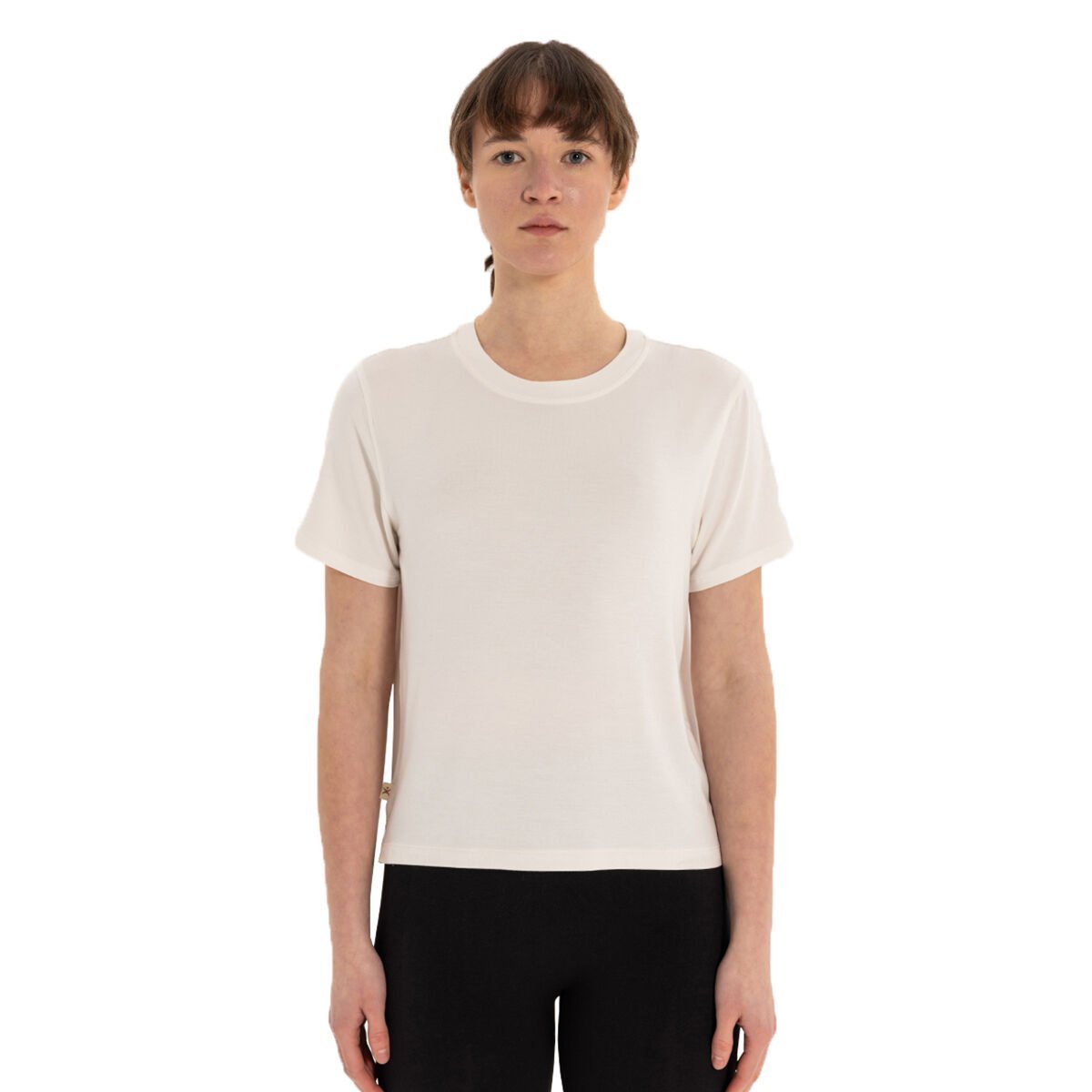 Inguz Modal Bisiklet Yaka Basic Yoga T-Shirt