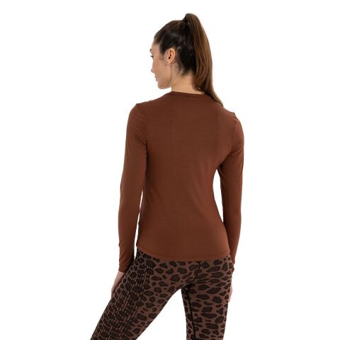 Inguz Uzun Kollu Basic Modal Yoga T-Shirt