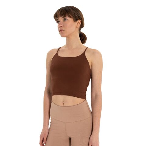 Inguz Sırt Detay İnce Askılı T-Shirt