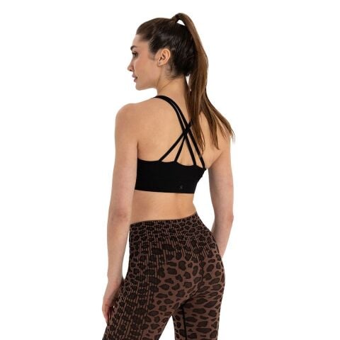 Inguz Çift Askılı Sırtı Çapraz Yoga Büstiyer