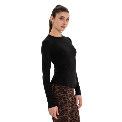 Inguz Uzun Kollu Basic Modal Yoga T-Shirt