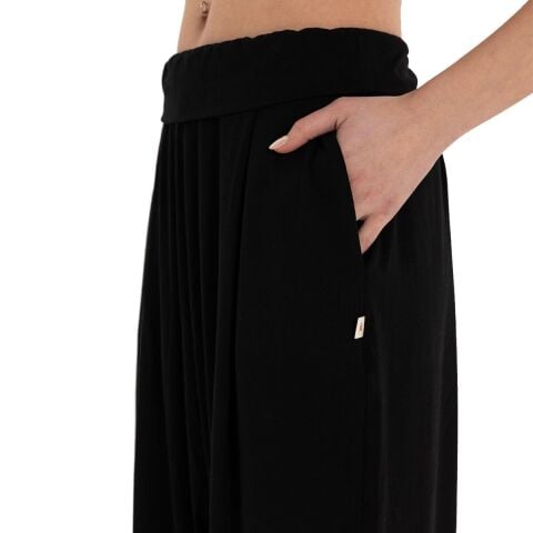 Inguz Beli Katlanabilir Yoga Şalvar