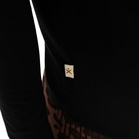 Inguz Sırt Detay Uzun Kollu Modal Yoga T-Shirt