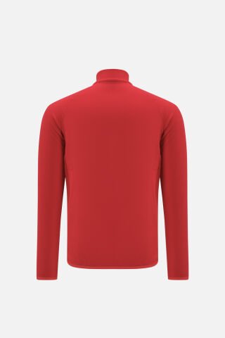VANEDA REGULAR FIT YARIM FERMUAR UNISEX  POLAR KIRMIZI