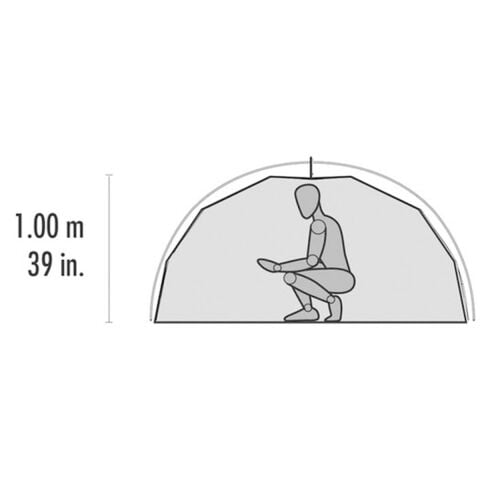 MSR Elixir 1 Kişilik 3 Mevsim Kamp Çadırı