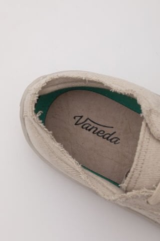 1383 V-Barefoot Comfort Keten Kadın Ayakkabı Bej