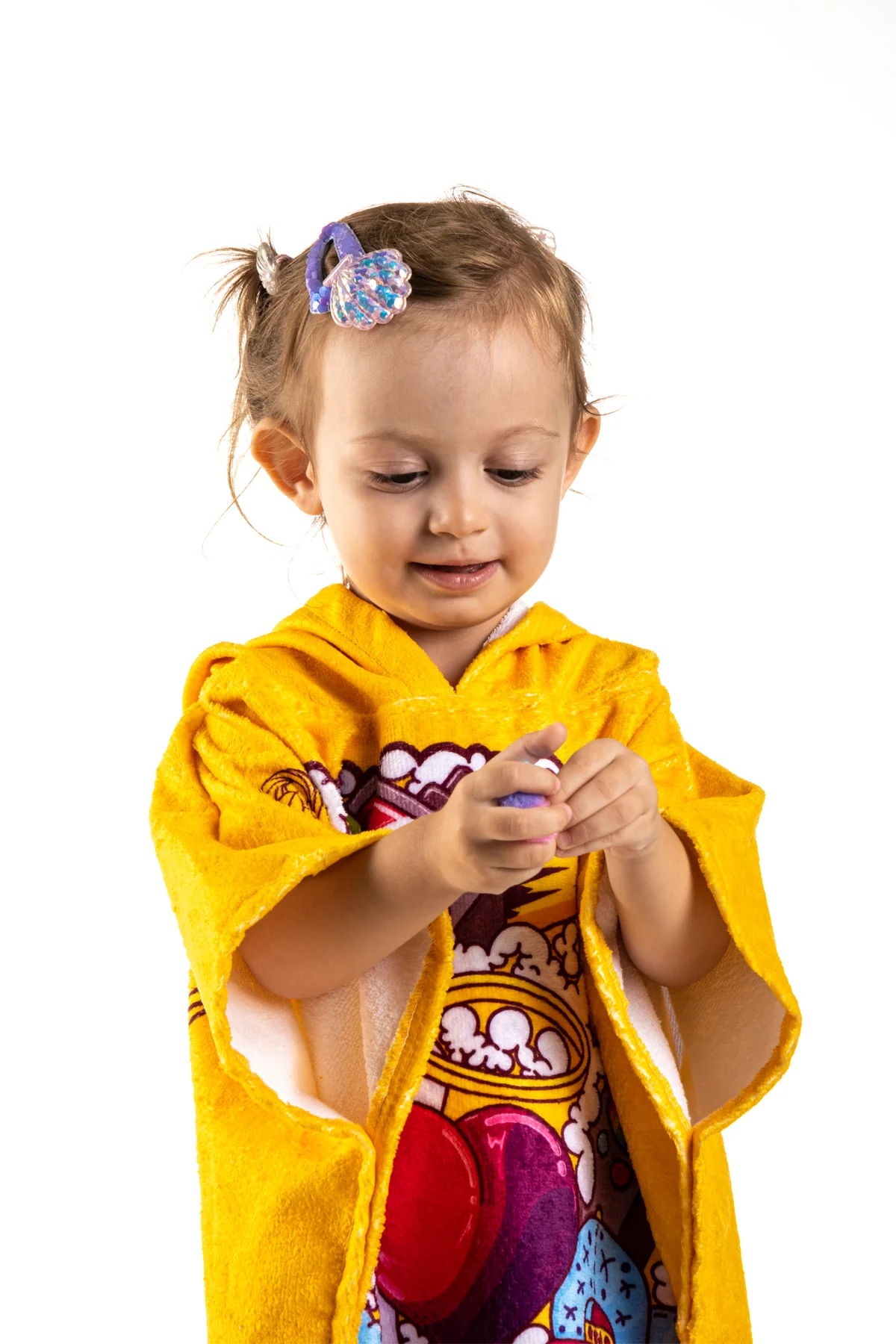 Çocuk Kapüşonlu Plaj Havlu - 2022 - Angel