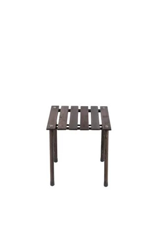 BAG THE JOY AHŞAP KATLANIR RULO KAMP MASASI / ANTRASİT (40*40*40)