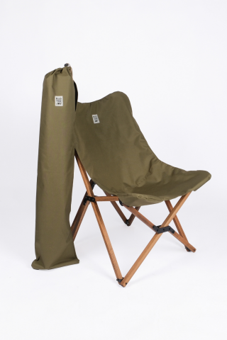 BAG THE JOY AHŞAP KATLANIR MASA SANDALYE SETİ – KAHVERENGİ – HAKİ – 60*60*55cm