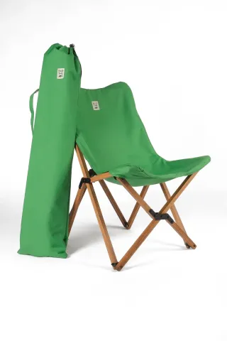 BAG THE JOY AHŞAP KATLANIR MASA SANDALYE SETİ – KAHVERENGİ – YEŞİL – 70*70*55