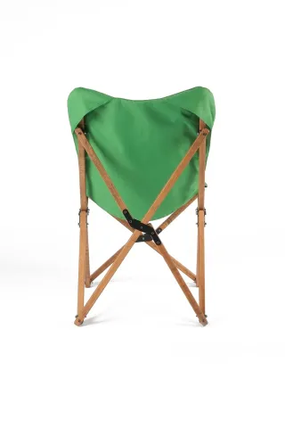 BAG THE JOY AHŞAP KATLANIR MASA SANDALYE SETİ – KAHVERENGİ – YEŞİL – 70*70*55