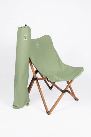 BAG THE JOY AHŞAP KATLANIR MASA SANDALYE SETİ – KAHVERENGİ – SU YEŞİLİ – 50*50*50cm