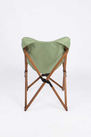 BAG THE JOY AHŞAP KATLANIR MASA SANDALYE SETİ – KAHVERENGİ – SU YEŞİLİ – 50*50*50cm