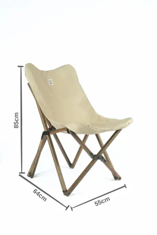 BAG THE JOY AHŞAP KATLANIR MASA SANDALYE SETİ – ANTRASİT- BEJ -70*70*55